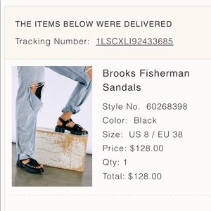 Free people brooks fisherman sandals
